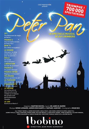 Peter Pan le spectacle musical à Bobino :&nbsp;Arriéré